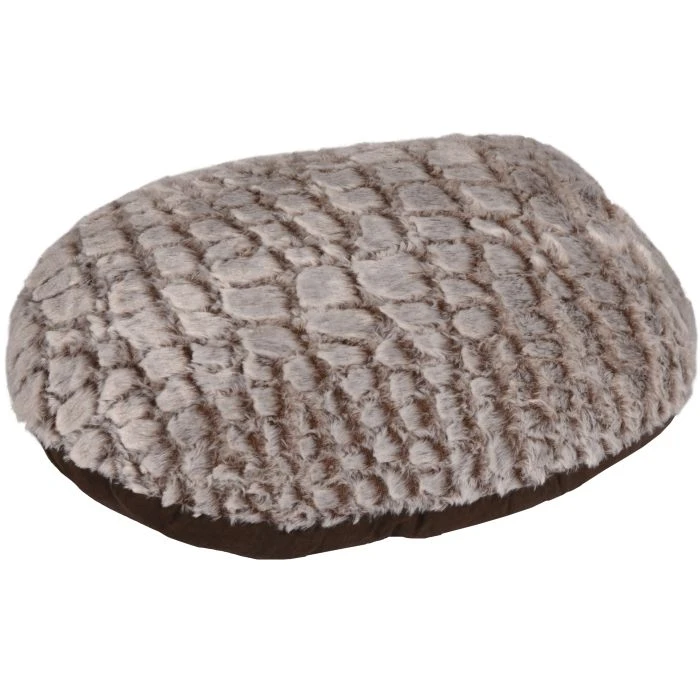 Flamingo Coussin Snoozzy Ovale Fermeture Eclair Brun 50x40x8cm 1 Flamingo Coussin Snoozzy Ovale Fermeture Eclair Brun 50x40x8cm