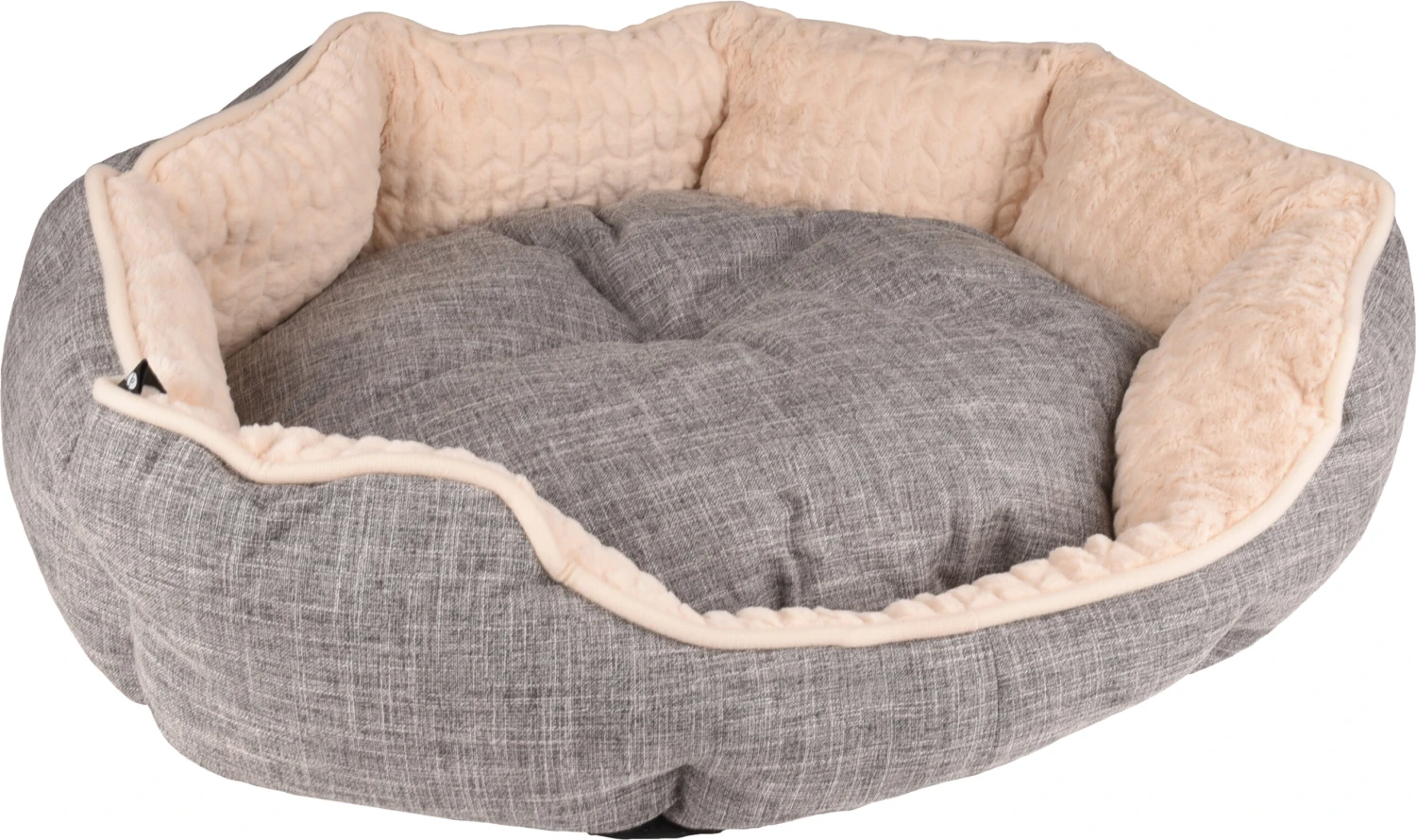 Flamingo Panier Pour Chien Zupo Octogonal Gris 75x65x18cm 4 Flamingo Panier Pour Chien Zupo Octogonal Gris 75x65x18cm – Image 4