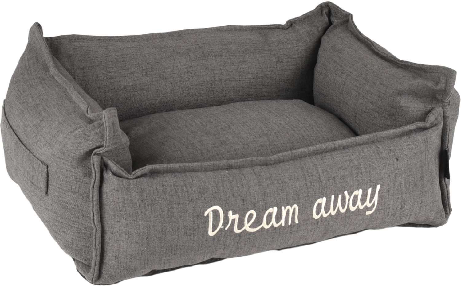 Flamingo Panier Dream Away Rectangulaire Fermeture Eclair Gris 50x40x20cm 4 Flamingo Panier Dream Away Rectangulaire Fermeture Eclair Gris 50x40x20cm – Image 4