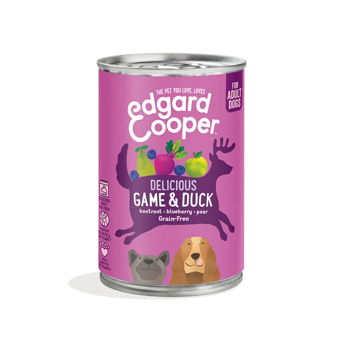 Edgard & Cooper Edgard&Cooper Pâtée Pour Chien Au Gibier - 6x 400g 1 Edgard & Cooper Edgard&Cooper Pâtée Pour Chien Au Gibier - 6x 400g
