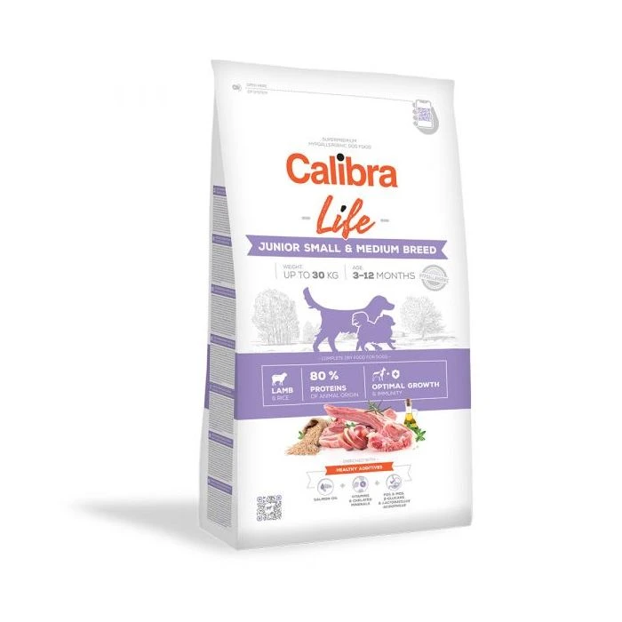 Calibra Hypoallergenic Medium Breed à L'agneau Pour Chiens Juniors 2,5kg 1 Calibra Hypoallergenic Medium Breed à L'agneau Pour Chiens Juniors 2,5kg