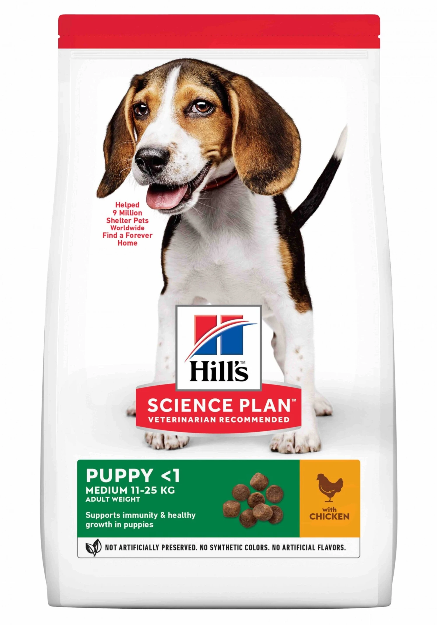 Hill's Science Plan Puppy Croquettes Et Boîtes Pour Chiot Medium Au Poulet 2 Hill's Science Plan Puppy Croquettes Et Boîtes Pour Chiot Medium Au Poulet – Image 2