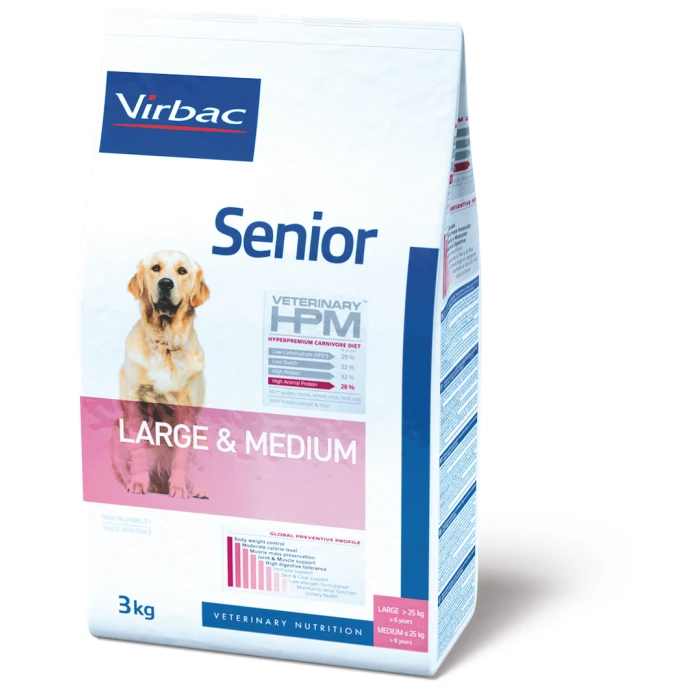 Virbac Veterinary HPM Senior Large Et Medium 1 Virbac Veterinary HPM Senior Large Et Medium