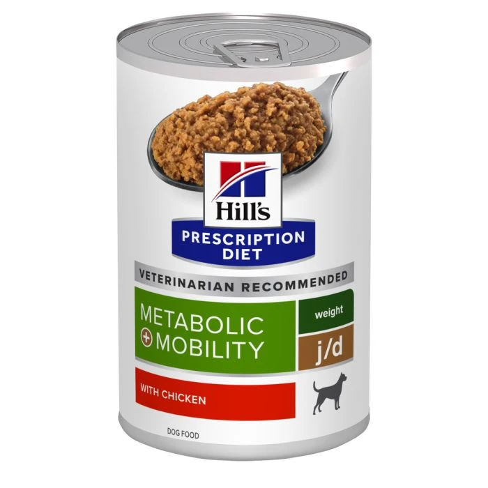 HILL'S PRESCRIPTION DIET METABOLIC + MOBILITY GESTION DU POIDS BOÎTES POUR CHIEN 12X370G 1 HILL'S PRESCRIPTION DIET METABOLIC + MOBILITY GESTION DU POIDS BOÎTES POUR CHIEN 12X370G