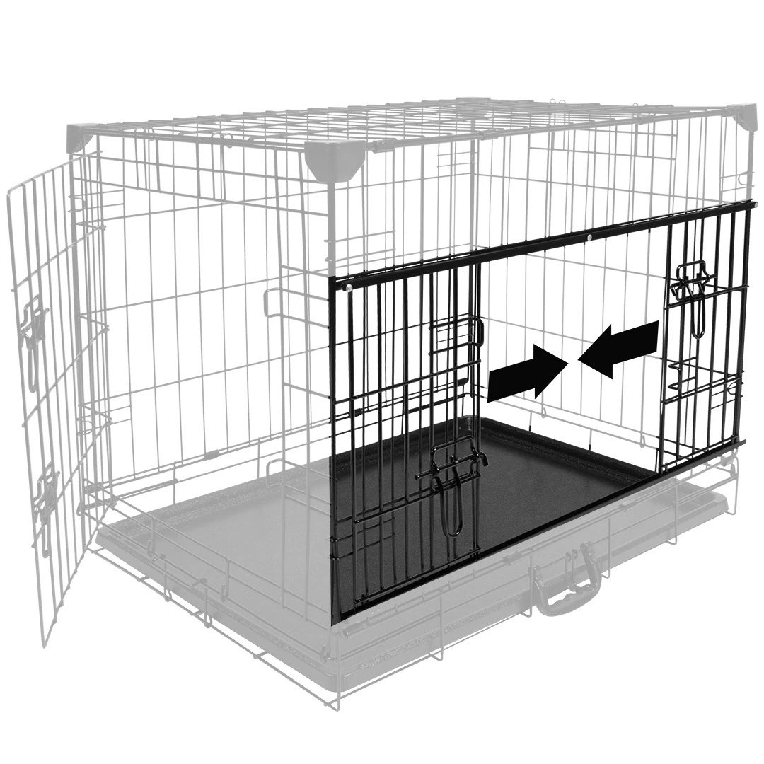 Cage Fer Ninja Edition Avec Porte Coulissante 91x61x69 Cm Noir 4 Cage Fer Ninja Edition Avec Porte Coulissante 91x61x69 Cm Noir – Image 4