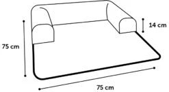 Flamingo Protection De Canapé Conrad Gris 75x75x14cm 5 Flamingo Protection De Canapé Conrad Gris 75x75x14cm -Chien Fournitures Boutique c6d8c3065b7e7c714d44f083c68a70100ca89086c8063d82c0e764a63586a0c0