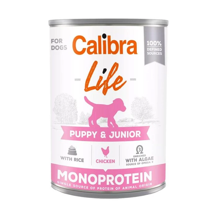 CALIBRA LIFE CHIOT JUNIOR AU RIZ - 6X400G 1 CALIBRA LIFE CHIOT JUNIOR AU RIZ - 6X400G