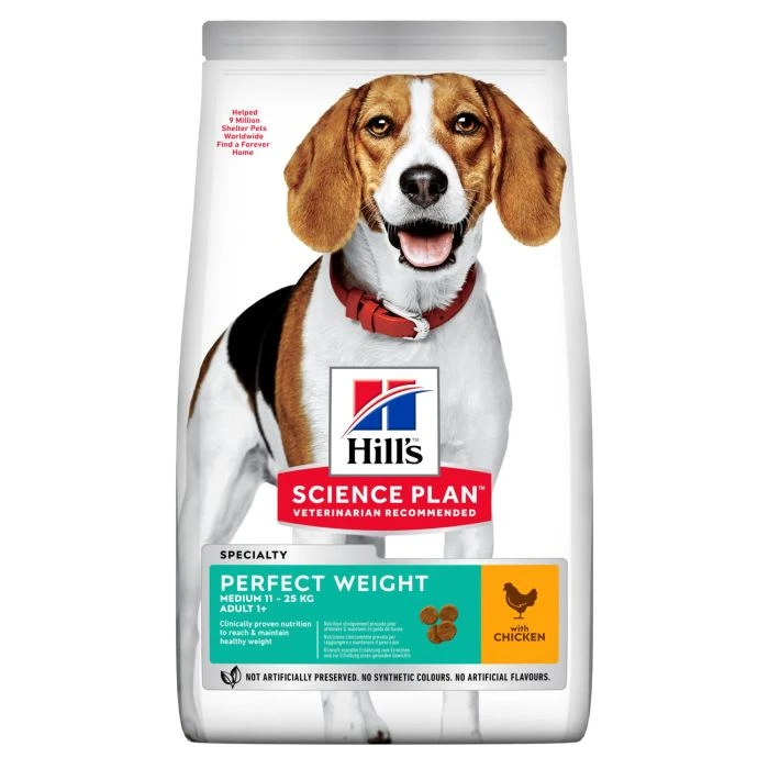 Hill's SP Chien Adult Perfect Weight Medium 2Kg Poulet 1 Hill's SP Chien Adult Perfect Weight Medium 2Kg Poulet