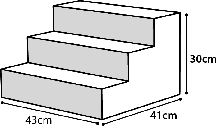 Flamingo Marchepied Pour Chien Easy Step Gris 41x43x30cm 2 Flamingo Marchepied Pour Chien Easy Step Gris 41x43x30cm – Image 2
