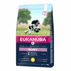 Eukanuba Puppy & Junior Medium Breed Pour Chien 12kg