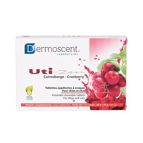 DERMOSCENT UTI-ZEN Chien Et Chat 30 Tablettes 2 DERMOSCENT UTI-ZEN Chien Et Chat 30 Tablettes – Image 2