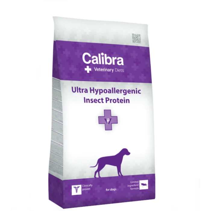 Calibra Veterinary Diet Ultra Hypoallergenic Insect Protein - 12kg 1 Calibra Veterinary Diet Ultra Hypoallergenic Insect Protein - 12kg