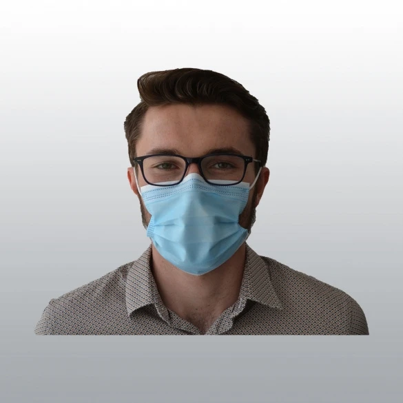 Masque Chirurgical 3 Plis à élastiques - 1 BOÎTE DE 50 MASQUES 2 Masque Chirurgical 3 Plis à élastiques - 1 BOÎTE DE 50 MASQUES – Image 2