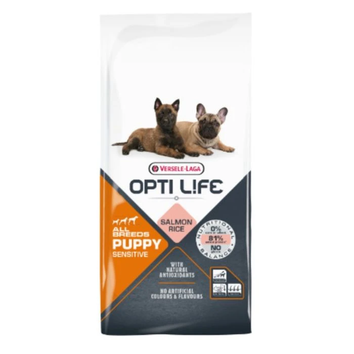 Opti Life Puppy Sensitive All Breeds 12,5kg 1 Opti Life Puppy Sensitive All Breeds 12,5kg