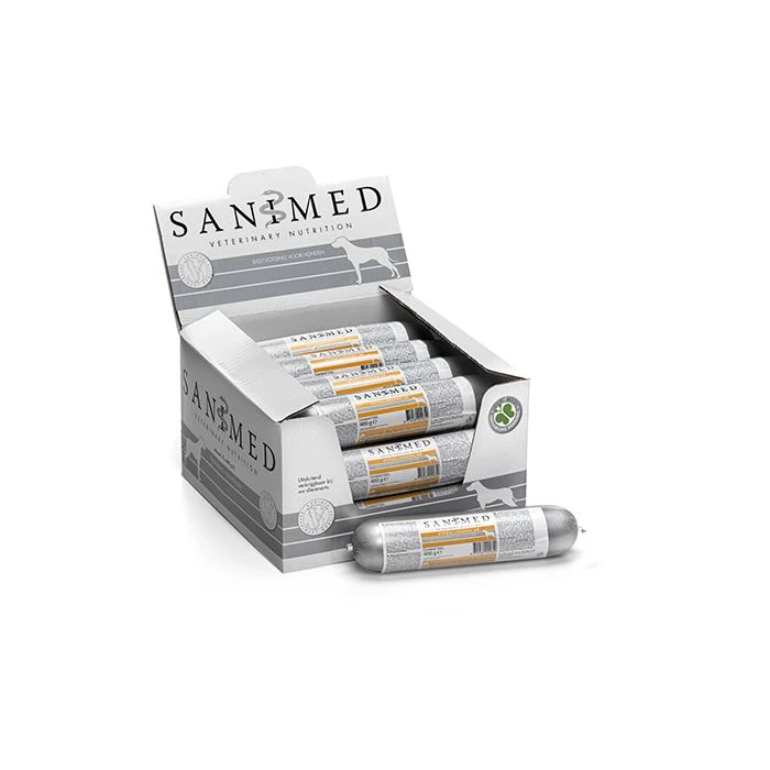Sanimed Hypoallergenic DR Aliment Pour Chiens 15x400g Canard 1 Sanimed Hypoallergenic DR Aliment Pour Chiens 15x400g Canard